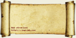 Jana Galić vizit kartica